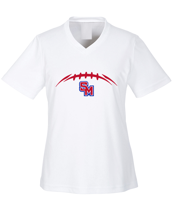 San Marcos HS Football Laces - Womens Performance Shirt