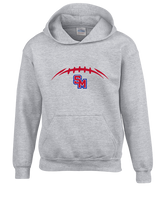 San Marcos HS Football Laces - Youth Hoodie