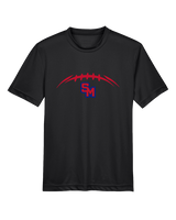 San Marcos HS Football Laces - Youth Performance Shirt