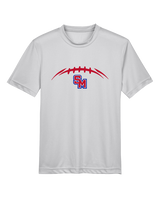 San Marcos HS Football Laces - Youth Performance Shirt
