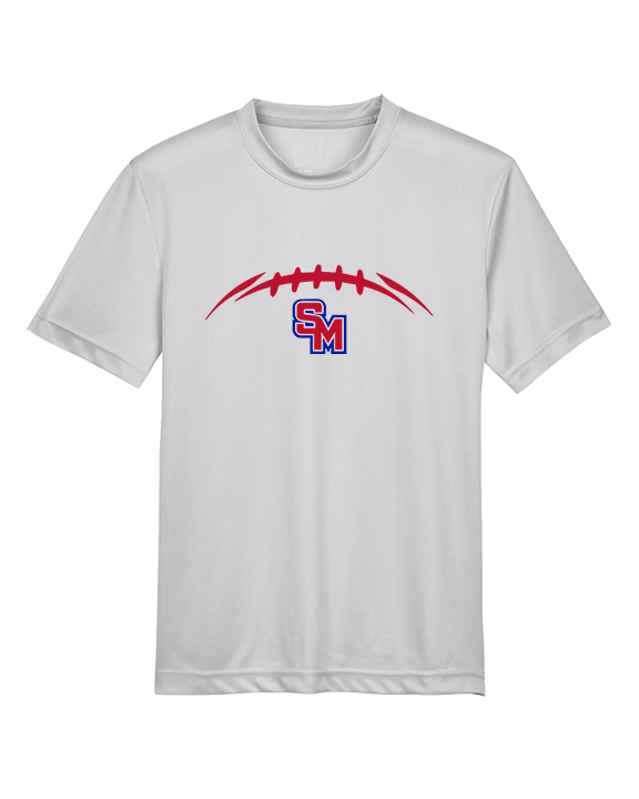 San Marcos HS Football Laces - Youth Performance Shirt