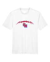 San Marcos HS Football Laces - Youth Performance Shirt