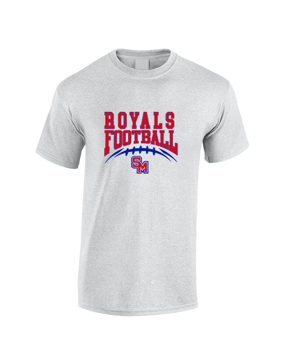 San Marcos HS Football School Football - Cotton T-Shirt