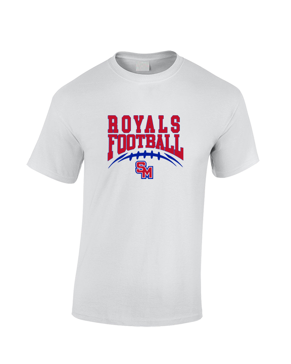 San Marcos HS Football School Football - Cotton T-Shirt