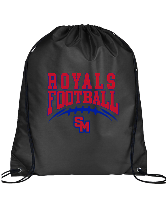 San Marcos HS Football School Football - Drawstring Bag