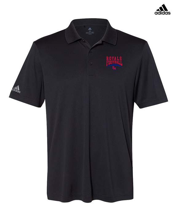 San Marcos HS Football School Football - Mens Adidas Polo