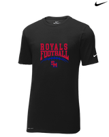 San Marcos HS Football School Football - Mens Nike Cotton Poly Tee