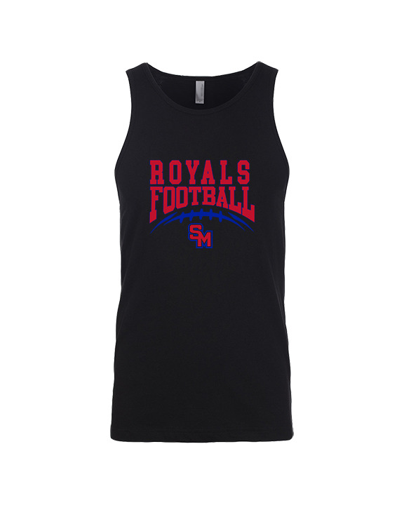 San Marcos HS Football School Football - Tank Top