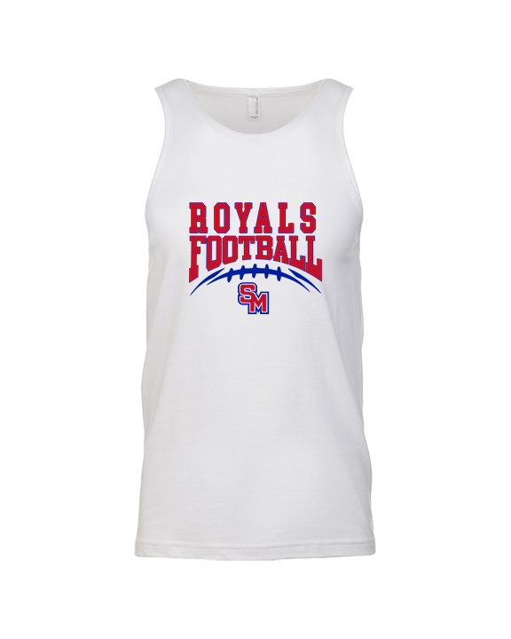 San Marcos HS Football School Football - Tank Top