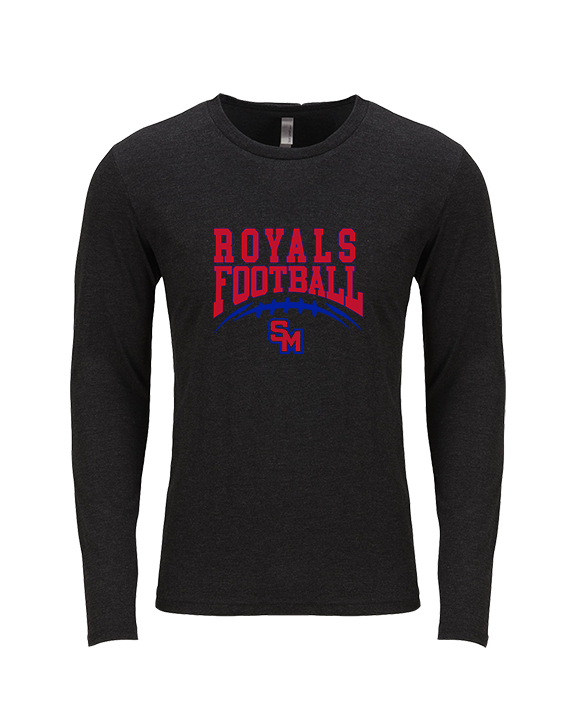 San Marcos HS Football School Football - Tri-Blend Long Sleeve