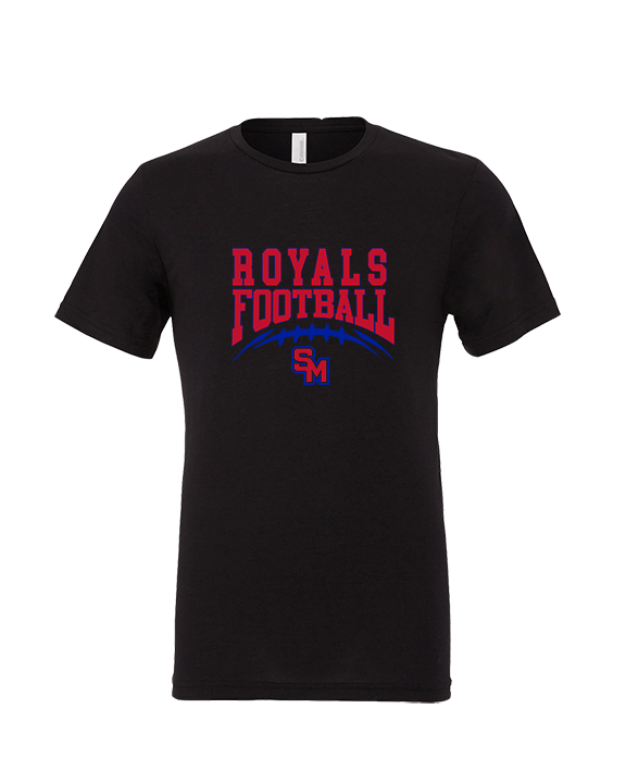 San Marcos HS Football School Football - Tri-Blend Shirt
