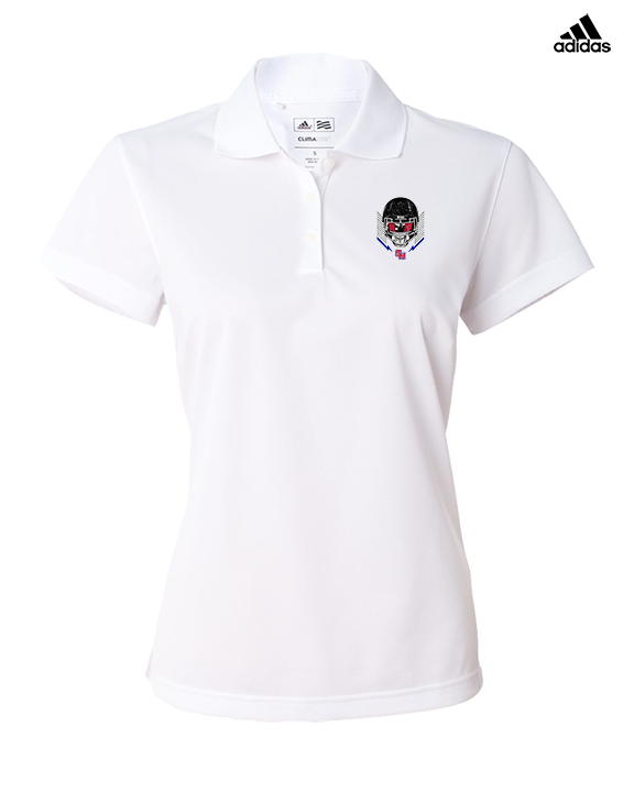 San Marcos HS Football Skull Crusher - Adidas Womens Polo