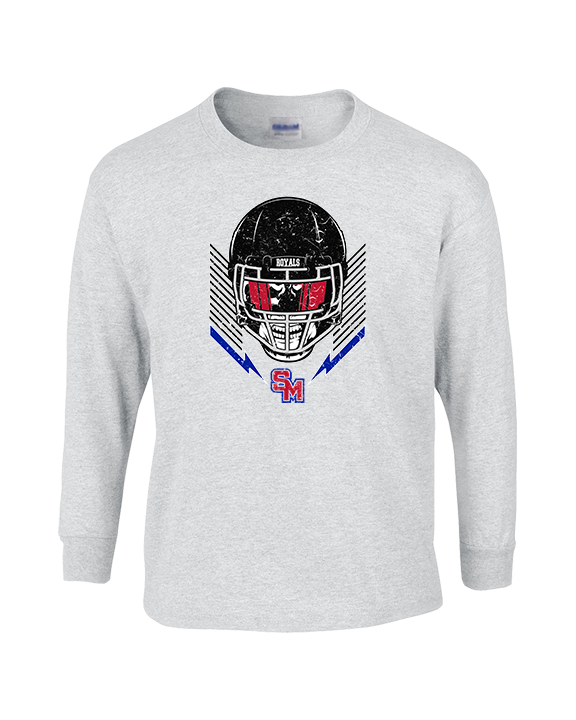 San Marcos HS Football Skull Crusher - Cotton Longsleeve