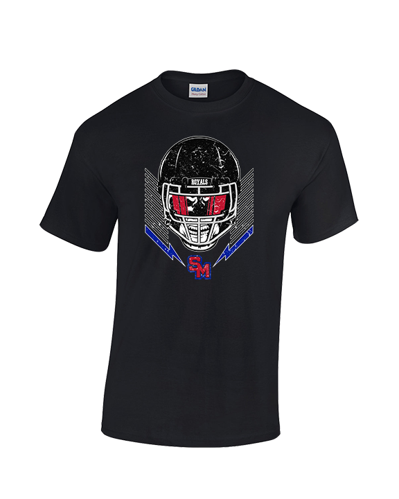 San Marcos HS Football Skull Crusher - Cotton T-Shirt