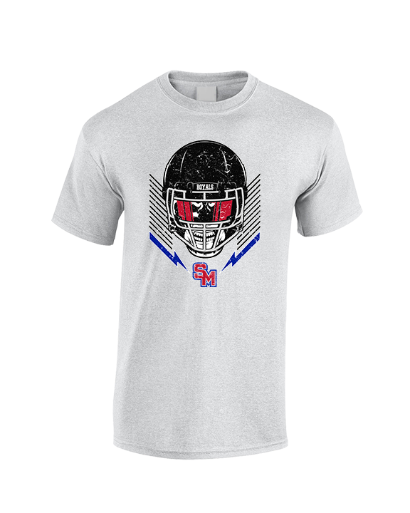 San Marcos HS Football Skull Crusher - Cotton T-Shirt