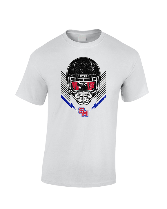 San Marcos HS Football Skull Crusher - Cotton T-Shirt