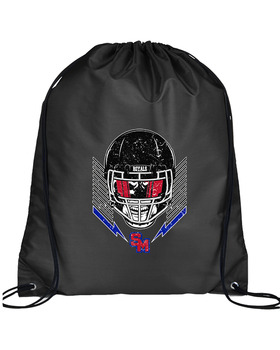 San Marcos HS Football Skull Crusher - Drawstring Bag