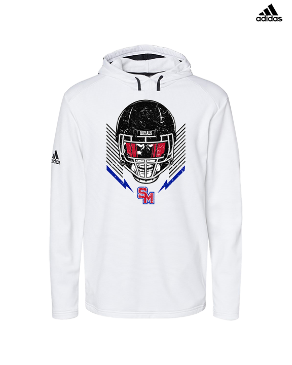 San Marcos HS Football Skull Crusher - Mens Adidas Hoodie