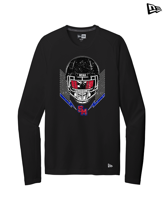 San Marcos HS Football Skull Crusher - New Era Performance Long Sleeve