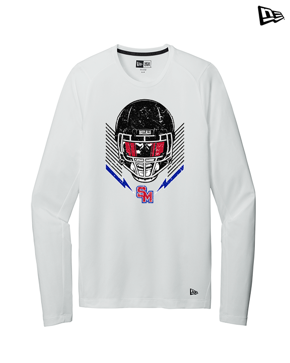 San Marcos HS Football Skull Crusher - New Era Performance Long Sleeve