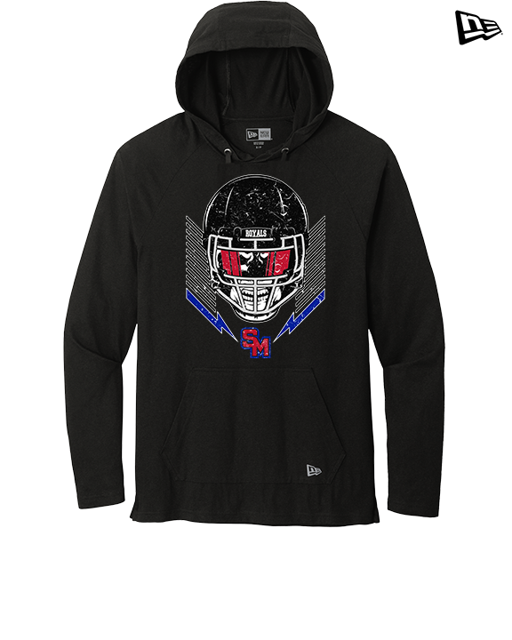 San Marcos HS Football Skull Crusher - New Era Tri-Blend Hoodie
