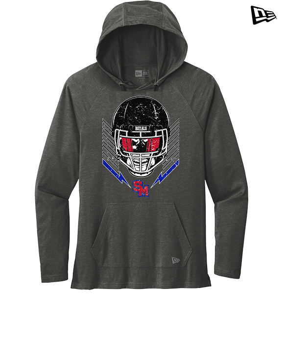 San Marcos HS Football Skull Crusher - New Era Tri-Blend Hoodie