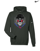 San Marcos HS Football Skull Crusher - Nike Club Fleece Hoodie