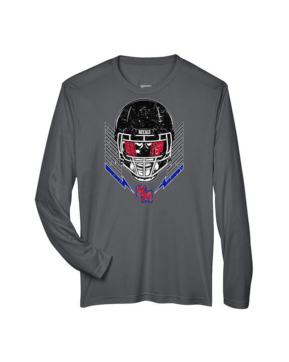 San Marcos HS Football Skull Crusher - Performance Longsleeve