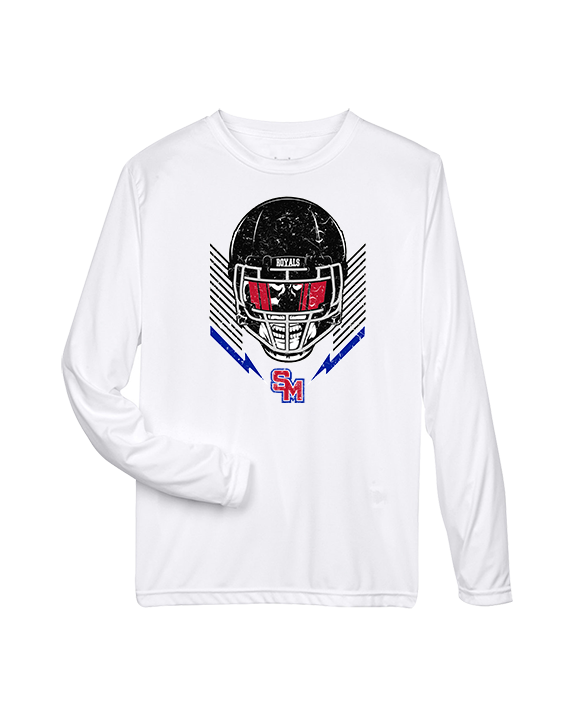 San Marcos HS Football Skull Crusher - Performance Longsleeve