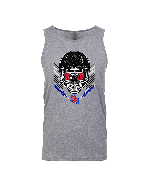 San Marcos HS Football Skull Crusher - Tank Top