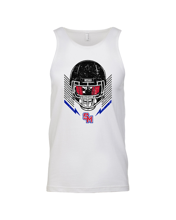 San Marcos HS Football Skull Crusher - Tank Top