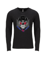San Marcos HS Football Skull Crusher - Tri-Blend Long Sleeve