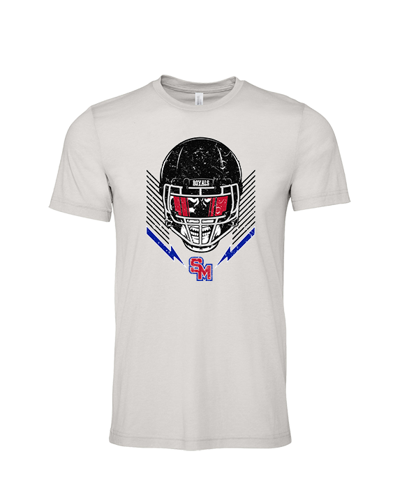 San Marcos HS Football Skull Crusher - Tri-Blend Shirt