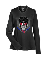 San Marcos HS Football Skull Crusher - Womens Performance Longsleeve
