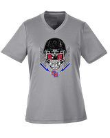 San Marcos HS Football Skull Crusher - Womens Performance Shirt