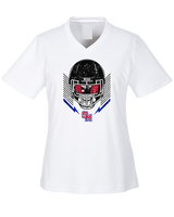 San Marcos HS Football Skull Crusher - Womens Performance Shirt