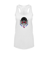 San Marcos HS Football Skull Crusher - Womens Tank Top