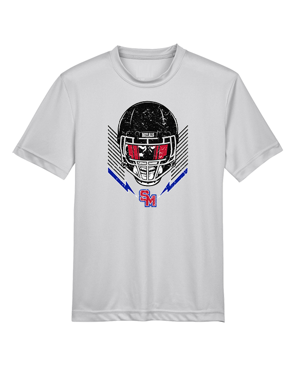 San Marcos HS Football Skull Crusher - Youth Performance Shirt