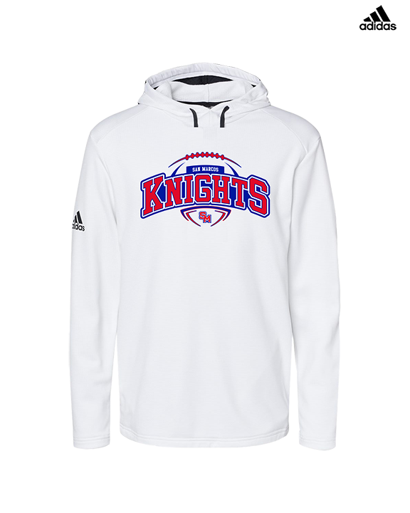 San Marcos HS Football Toss - Mens Adidas Hoodie