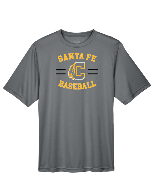 Santa Fe HS Curve White - Performance T-Shirt