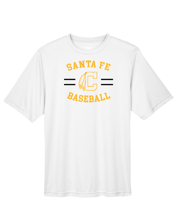 Santa Fe HS Curve White - Performance T-Shirt
