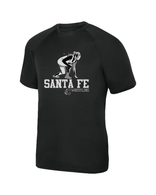 Santa Fe HS Wrestling - Youth Performance T-Shirt