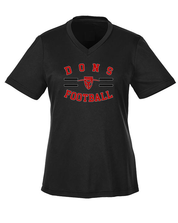 Santa Ana College Football Curve - Womens Performance Shirt