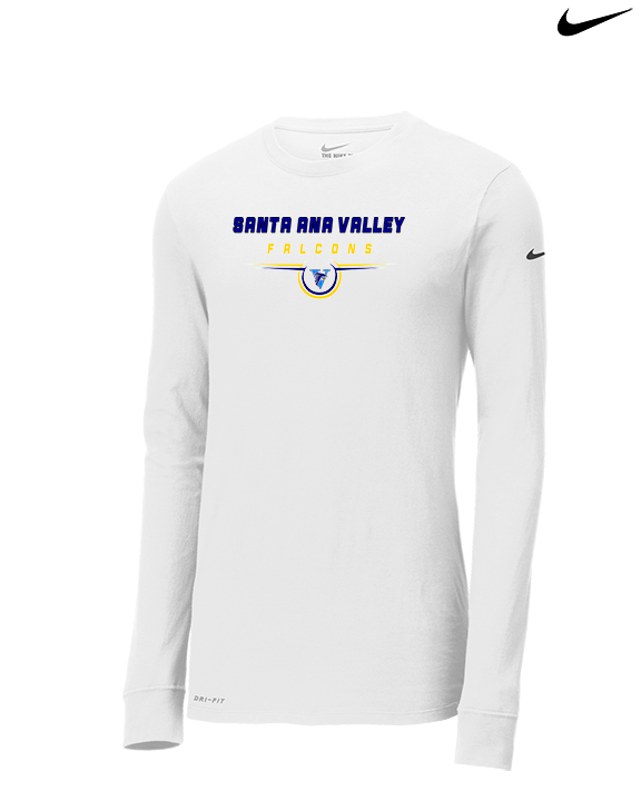 Santa Ana Valley HS Football Design - Mens Nike Longsleeve