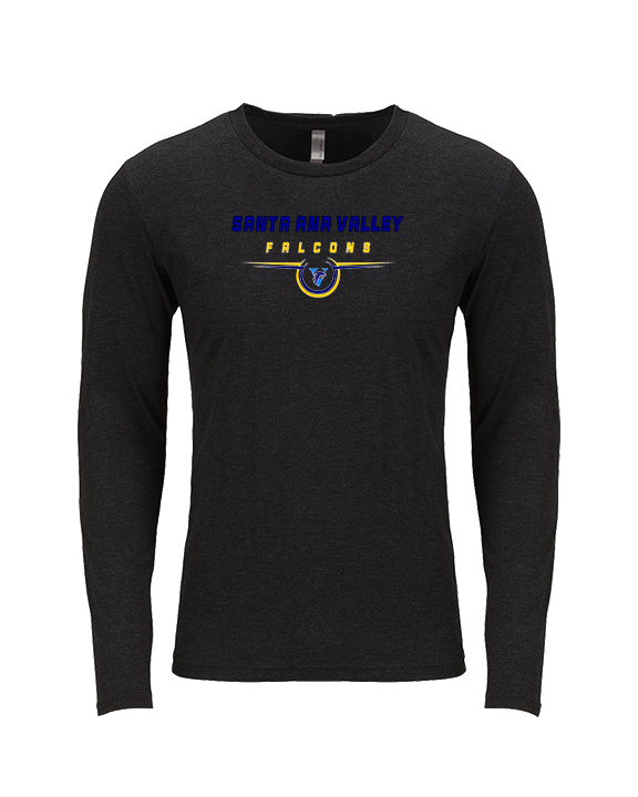 Santa Ana Valley HS Football Design - Tri-Blend Long Sleeve