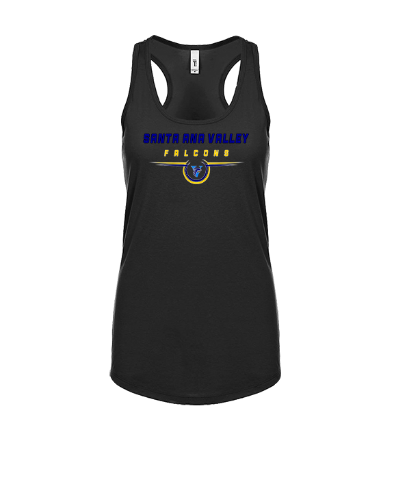 Santa Ana Valley HS Football Design - Womens Tank Top