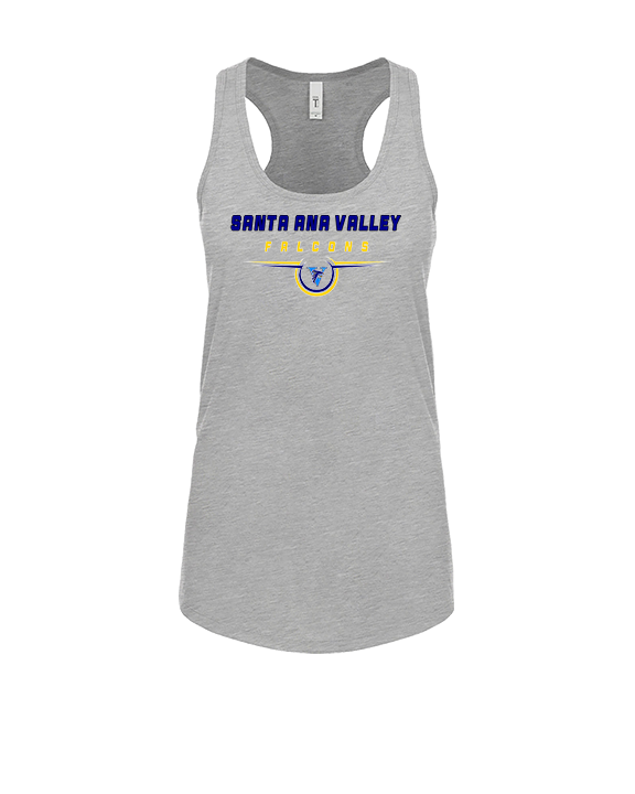 Santa Ana Valley HS Football Design - Womens Tank Top
