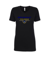 Santa Ana Valley HS Football Design - Womens V-Neck