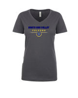 Santa Ana Valley HS Football Design - Womens V-Neck