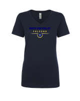 Santa Ana Valley HS Football Design - Womens V-Neck